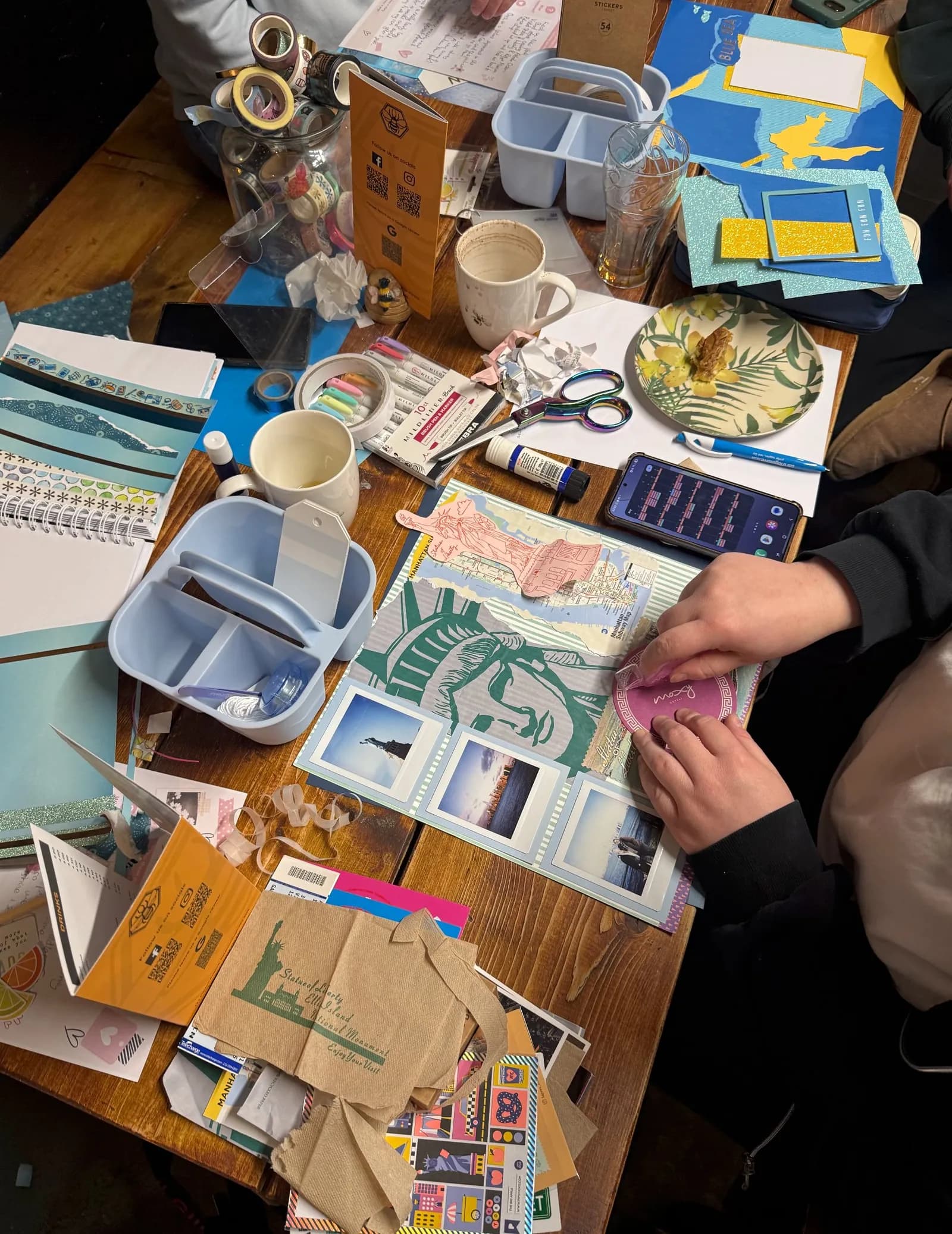 Loti hosts monthly craft workshops at her local independent coffee shop, 'The Coffee Hive' in Fletton.